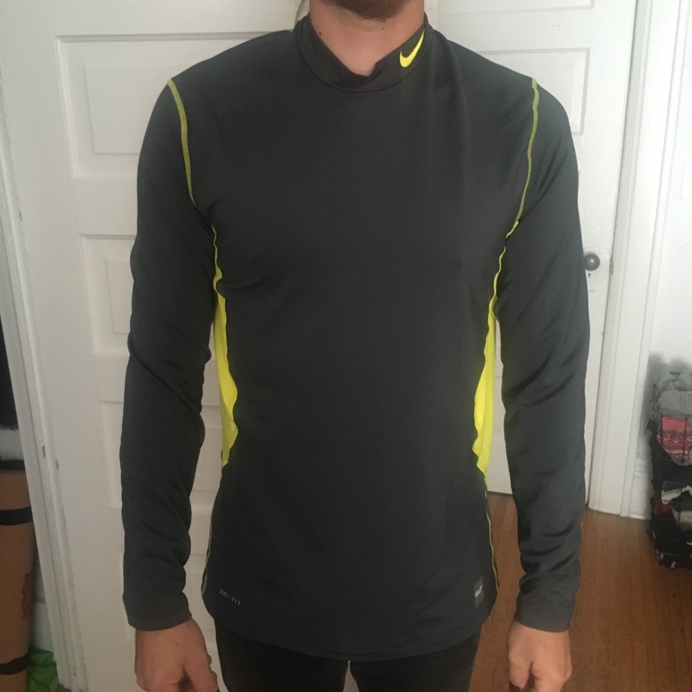Nike pro combat dri fit fitted shirt